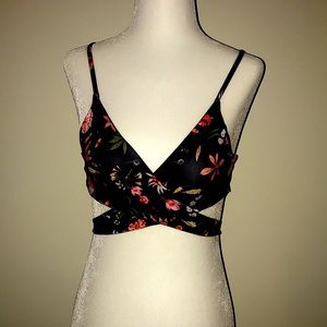 Cupshe Floral Bikini Top